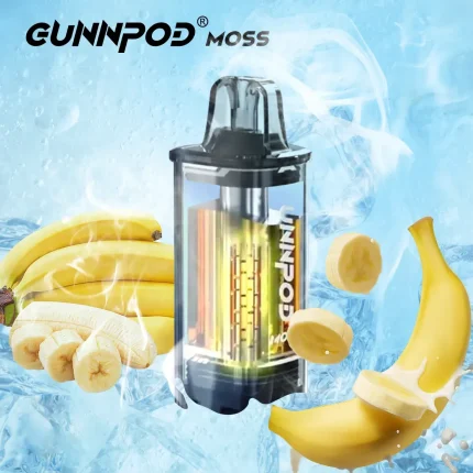 Gunnpod Moss Banana Ice - 8000Puffs