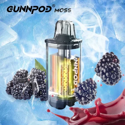 Gunnpod Moss Blackberry Ice 8000 Puffs