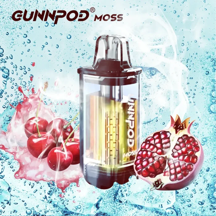 Gunnpod Moss Cherry Pomegranate Ice 8000Puffs
