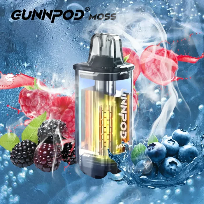 Gunnpod Moss Frozen Forest Berry - 8000Puffs