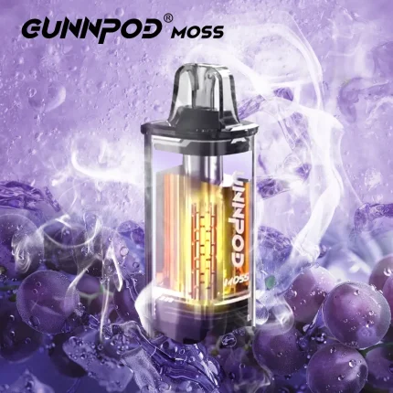 Gunnpod Moss Juicy Grape Ice - 8000 Puffs