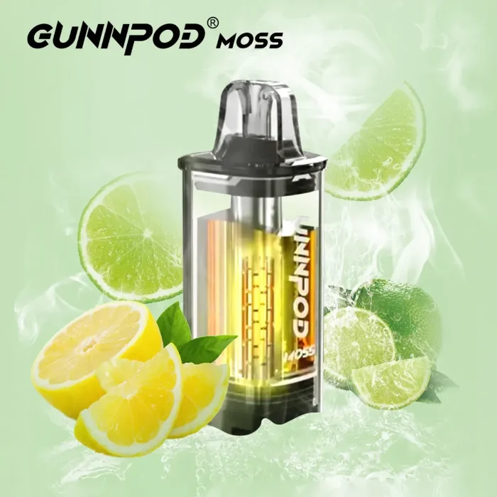 Gunnpod Moss Lime Lemonade - 8000Puffs