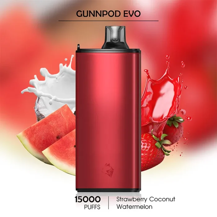 Gunnpod Evo Strawberry Coconut Watermelon 15000 Puffs