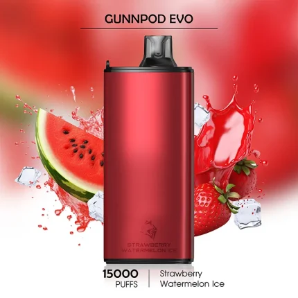 Gunnpod Evo Strawberry Watermelon Ice - 15000Puffs