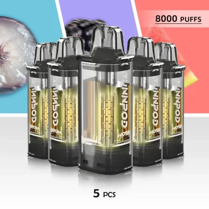 Gunnpod Moss 8000 Puffs Packages 5PODs