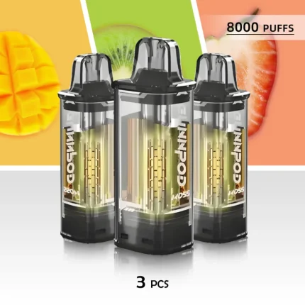 Gunnpod Moss 8000 Puffs Packages 3PODs